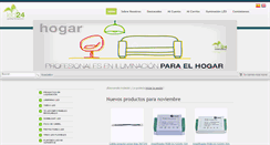 Desktop Screenshot of 2424.es